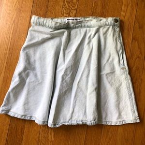 American Apparel - Light Wash Skater Skirt